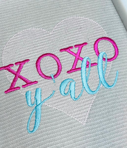 XOXO Yall Embroidery Design