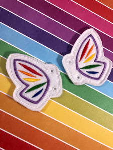 Butterfly Wing Shoe Wings embroidery design