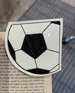 Soccer Ball Corner Bookmark Design