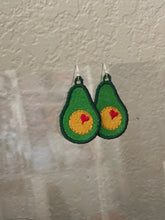 Avocado FSL Earrings - In the Hoop Freestanding Lace Earrings