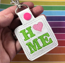 Home Heart Snap Tab 4x4 and 5x7