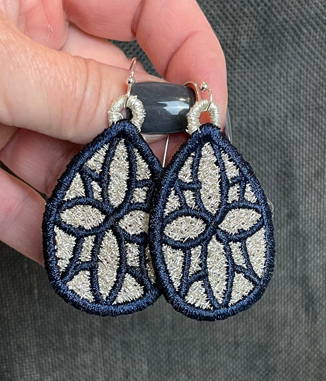 Muse FSL Earrings - In the Hoop Freestanding Lace Earrings