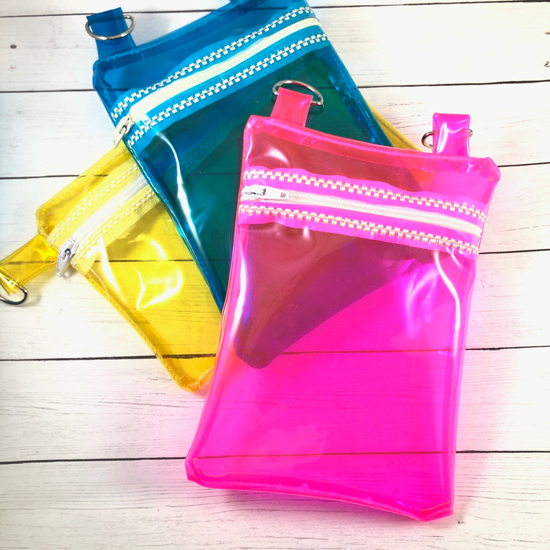 Clear Jelly Bag Zipper Pouch 4x4 – Designs By Babymoon