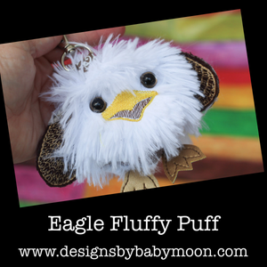 Eagle Fluffy Puff - In the Hoop Embroidery Design