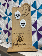 Pendientes Skull FSL - Pendientes de encaje independientes en el aro