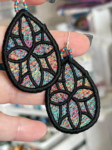 Muse FSL Earrings - In the Hoop Freestanding Lace Earrings