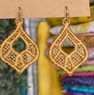 Enchante FSL Earrings - In the Hoop Freestanding Lace Earrings