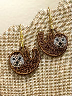 Pendientes Sloth FSL - Pendientes de encaje independientes en el aro