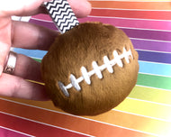 Football Fluffy Puff Design Set- In the Hoop Embroidery Design (American Football)