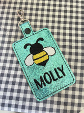Bee Double Sided Luggage Tag Design for 5x7 Hoops