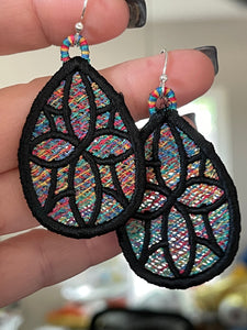 Muse FSL Earrings - In the Hoop Freestanding Lace Earrings