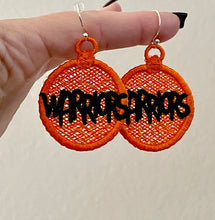 WARRIORS FSL Earrings - In the Hoop Freestanding Lace Earrings