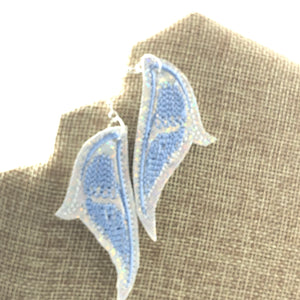 Angel Wing Earrings ITH embroidery design
