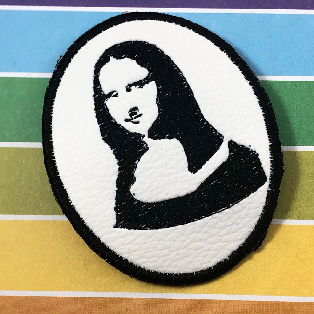 Mona Lisa Patch embroidery design