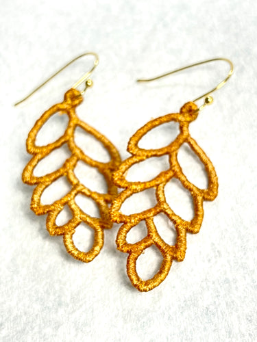 Fruitful FSL Earrings - In the Hoop Freestanding Lace Earrings