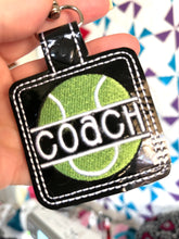 Split Tennis ball Personalized Tag for 4x4 hoops