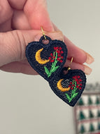 Pendientes FSL Moonlight Bouquet - Pendientes de encaje independientes en el aro