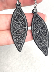 Pirouette FSL Earrings - In the Hoop Freestanding Lace Earrings