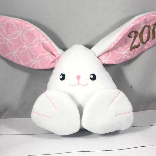 Chubby Bunny Stuffed Animal In the Hoop Embroidery Design