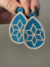 Diamond Star FSL Earrings - In the Hoop Freestanding Lace Earrings