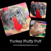 Turkey Fluffy Puff - In the Hoop Embroidery Design