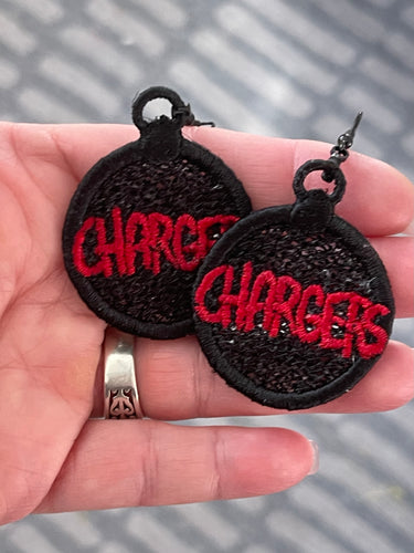 CHARGERS FSL Earrings - In the Hoop Freestanding Lace Earrings