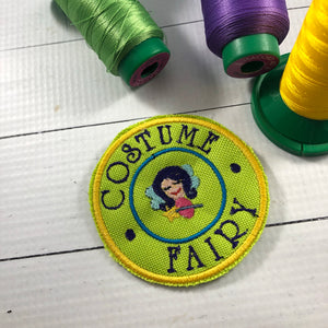 Costume Fairy Patch embroidery design