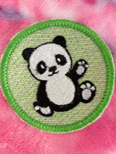 Panda Patch embroidery design