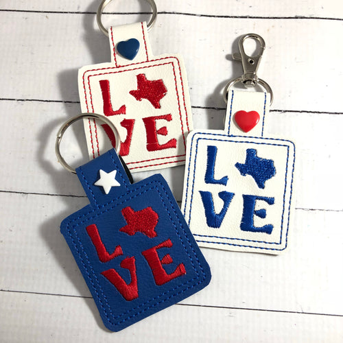 Texas Love Snap Tab 4x4 y 5x7