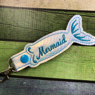 BLANK Mermaid Tail snap tab and eyelet for NAMES