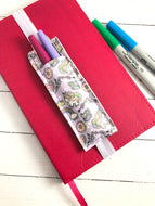 Rectangular Pen Pocket In The Hoop (ITH) Embroidery Design