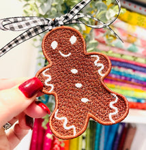 Gingerbread Freestanding Lace (FSL) Ornament