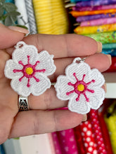 Cherry Blossom FSL Earrings - In the Hoop Freestanding Lace Earrings