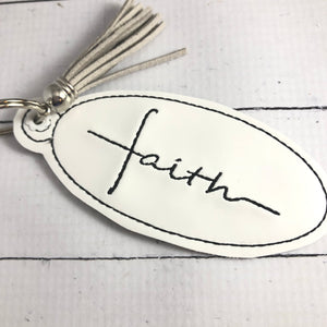 Etiqueta con ojal Faith