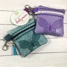 Butterfly Zipper Pouch 4x4