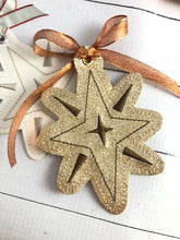 Shining Star Christmas Ornament for 4x4 hoops