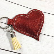 Stuffed Heart SINGLE Dangle Tag