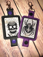 Applique Fussy Cuts Water Bottle Holder Double Snap Tab