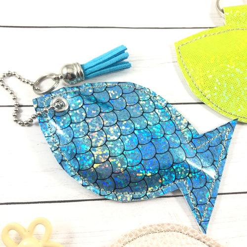 Stuffed Fish SINGLE Dangle Tag