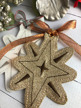 Shining Star Christmas Ornament for 4x4 hoops