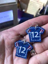 Football Jersey Earrings embroidery design