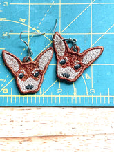 Chihuahua FSL Earrings - In the Hoop Freestanding Lace Earrings