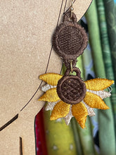Sunflower FSL Earrings - In the Hoop Freestanding Lace Earrings