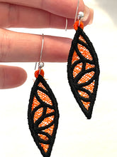 Boucles d’oreilles Pirouette FSL - Boucles d’oreilles en dentelle autoportantes In the Hoop