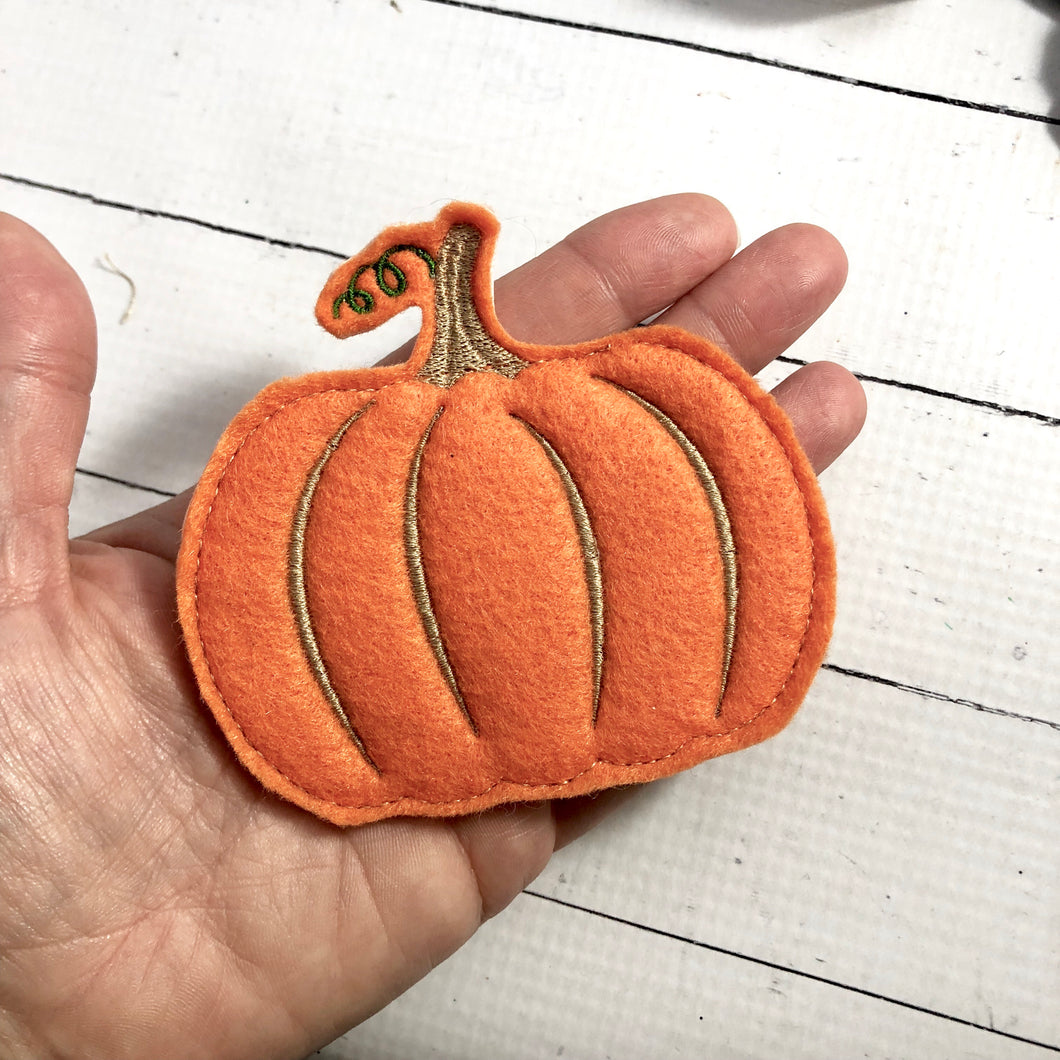 Felties de citrouille pour couronnes, bannières ou sous-verres