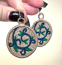 Vines FSL Earrings - In the Hoop Freestanding Lace Earrings