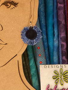 Transcend Freestanding Lace Fringe Earrings embroidery design
