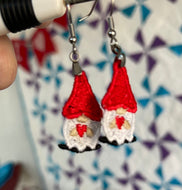 Boucles d’oreilles FSL Gnome - Boucles d’oreilles en dentelle autoportantes In the Hoop