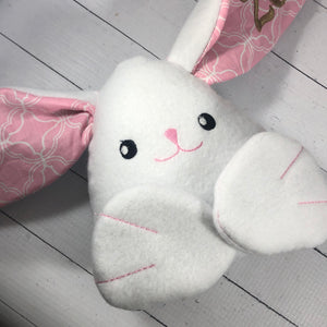 Chubby Bunny Stuffed Animal In the Hoop Embroidery Design