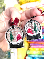 Boucles d’oreilles Snowglobe pour vinyle clair